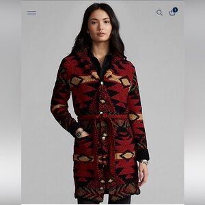 Ralph Lauren Double RL Hand-knit Cardigan